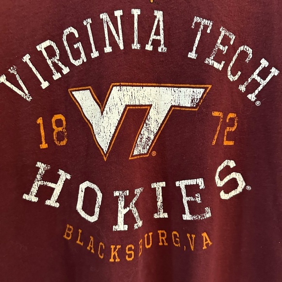 E5 Virginia Tech Longsleeve T Shirt Hokies Mens Size Large - Picture 3 of 4